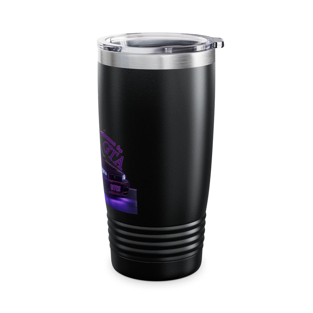 Daughter Doesn't Drive Like A Girl Purple / Insulated Tumbler 20oz