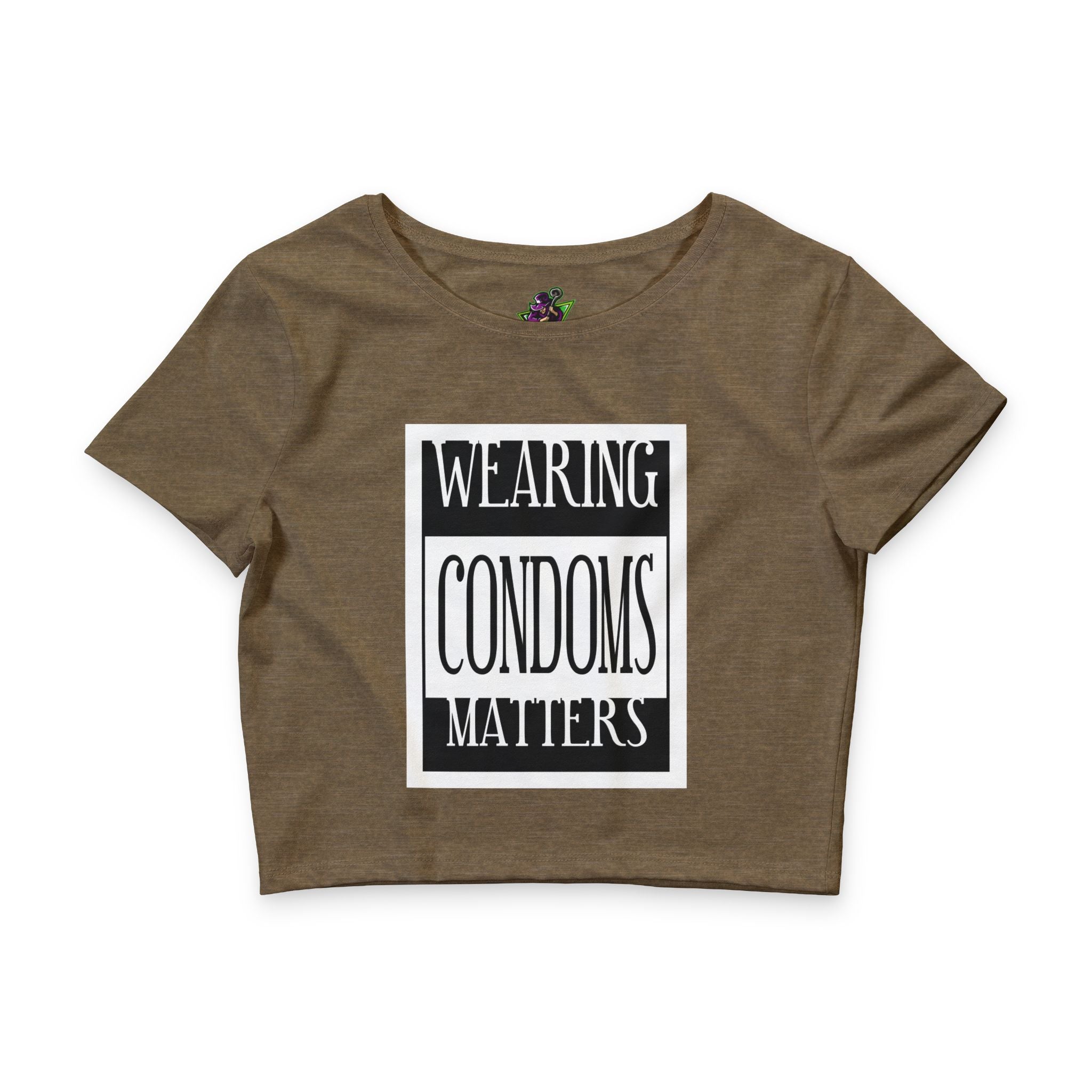 Wearing Condoms Matters / Crop Top