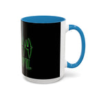 2/3 Evil Punk Skull / Accent Coffee Mug 11/15oz