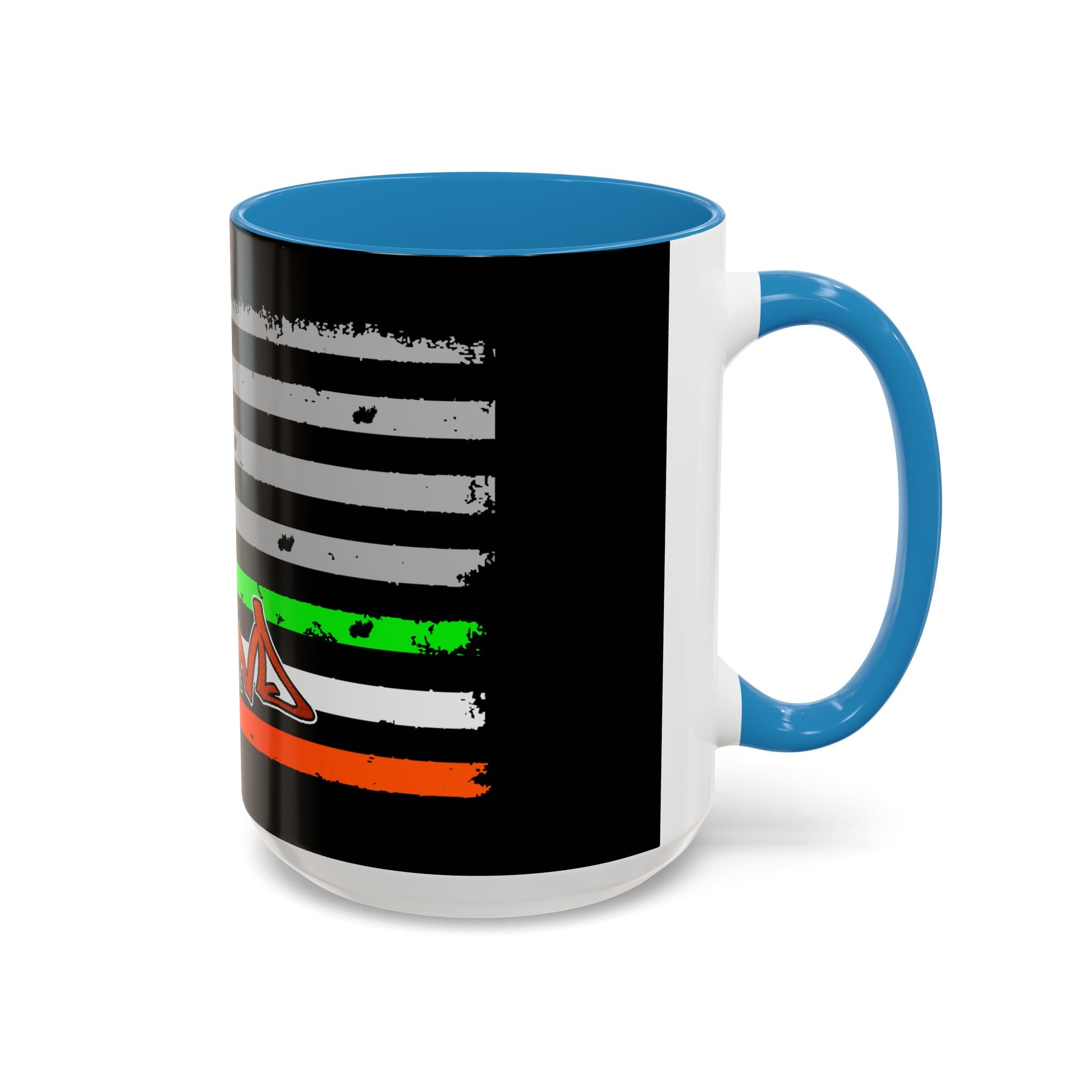 American/Ireland Flag / Accent Coffee Mug 11/15oz