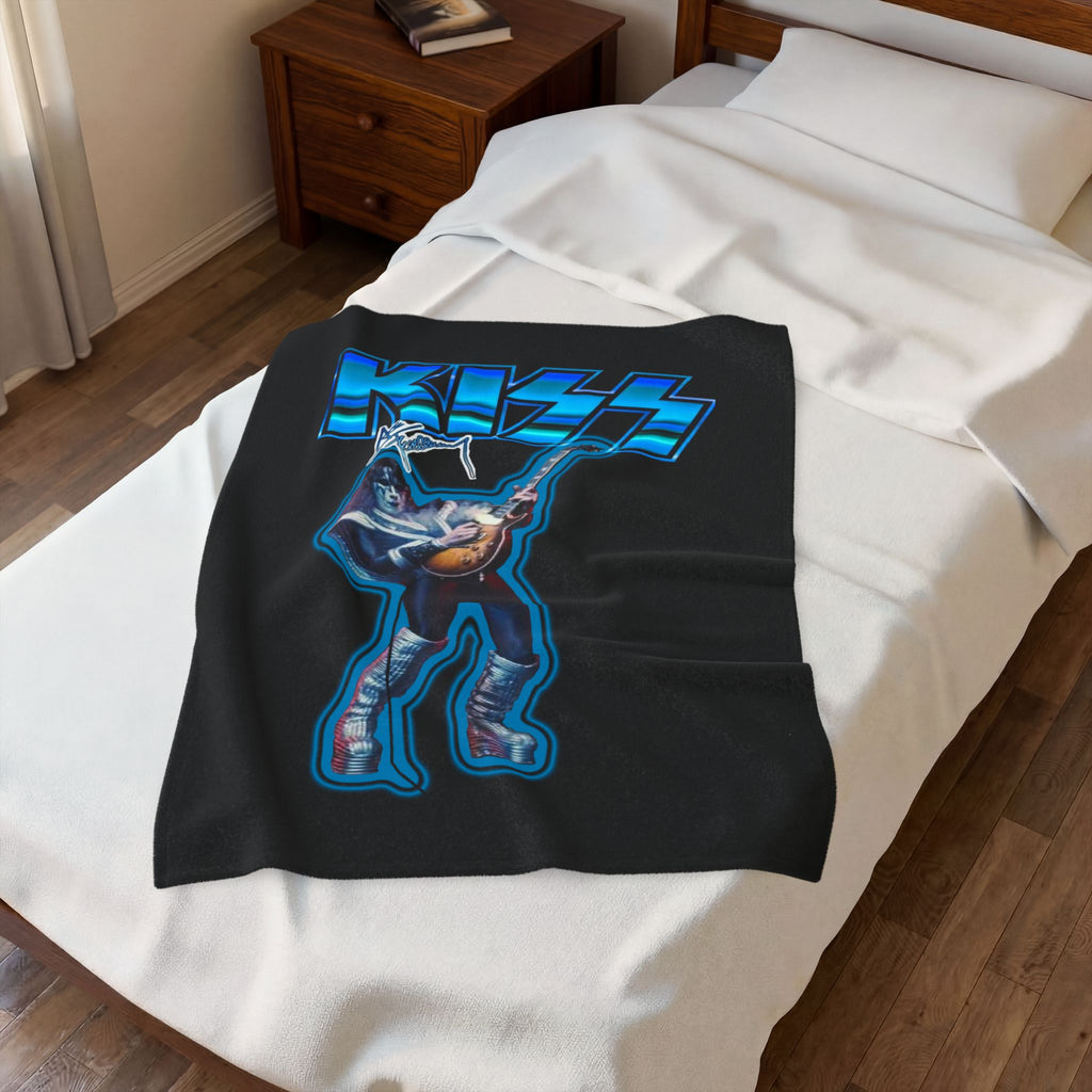 Ace Frehley NY Grove Front / Velveteen Plush Blanket