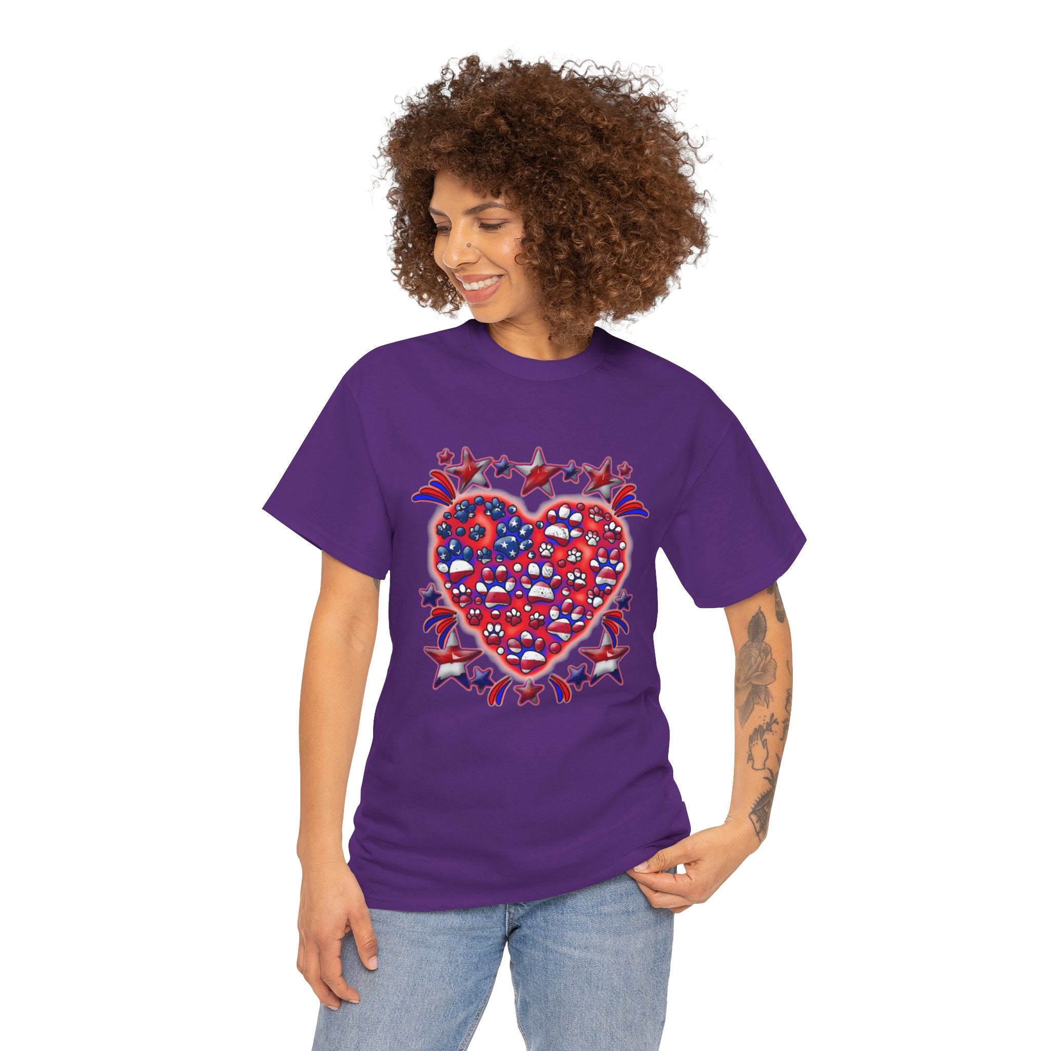 Patriotic Dog Heart