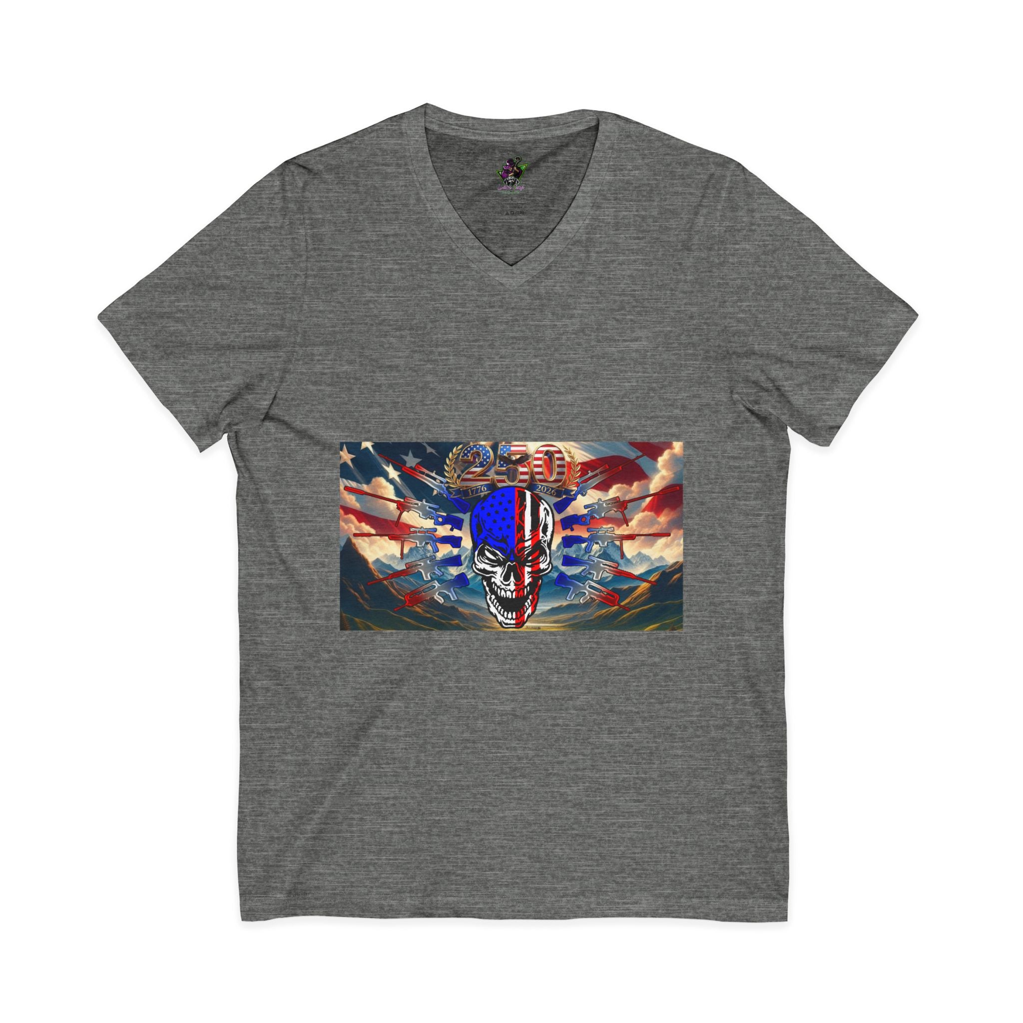 Skull & Guns 250th / V-Neck Tee
