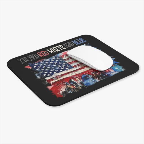Bleed Red White & Blue / Gaming Mouse Pad