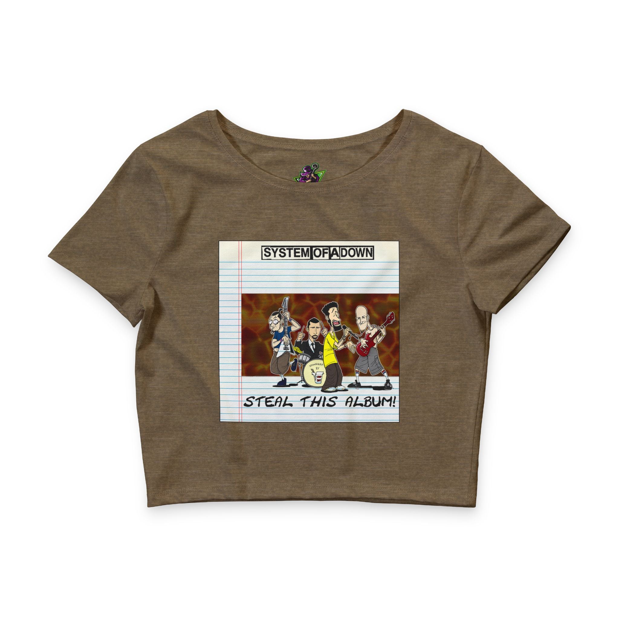 SOAD Steal This Album F&B / Crop Top