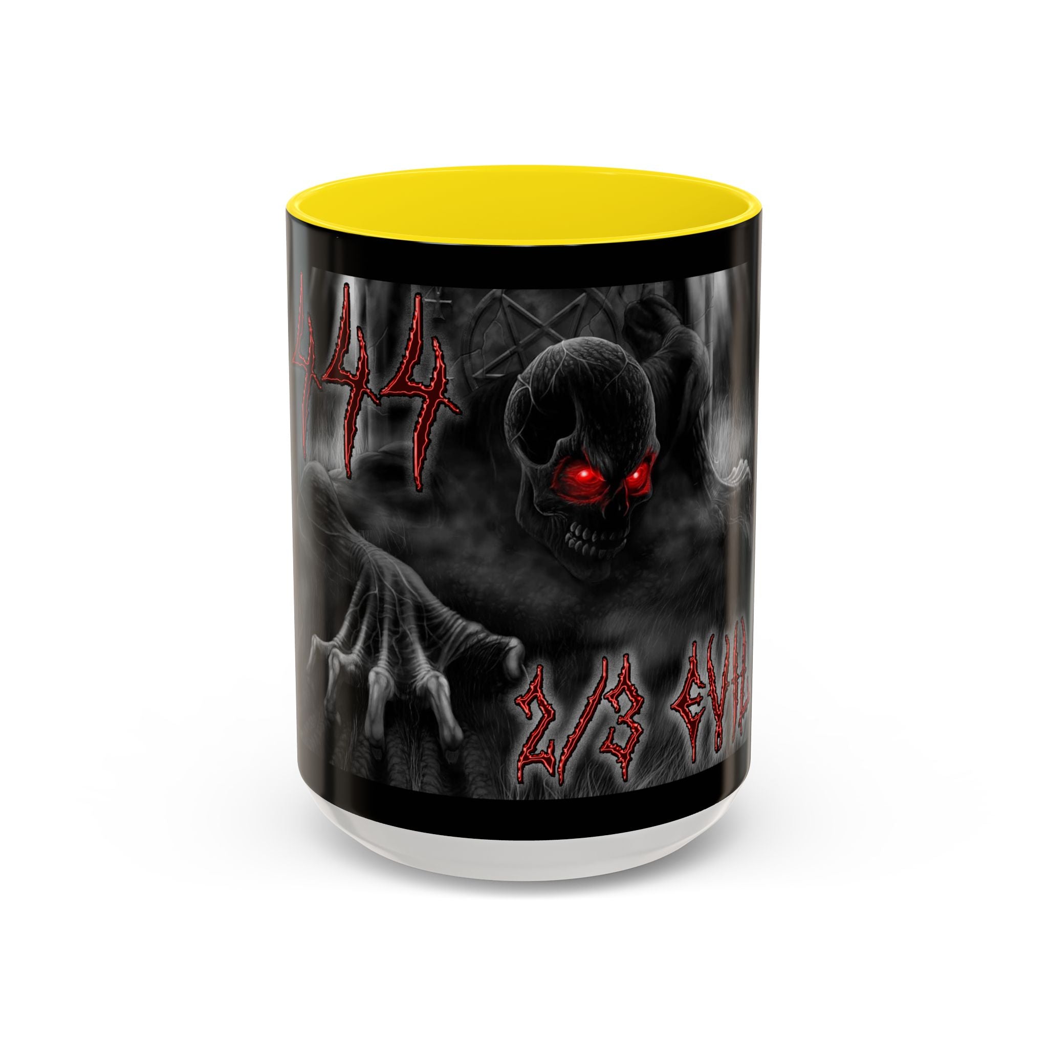 2/3 Evil Demon / Accent Coffee Mug 11/15oz