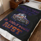Ashes To Ashes Dust To Dust / Velveteen Plush Blanket