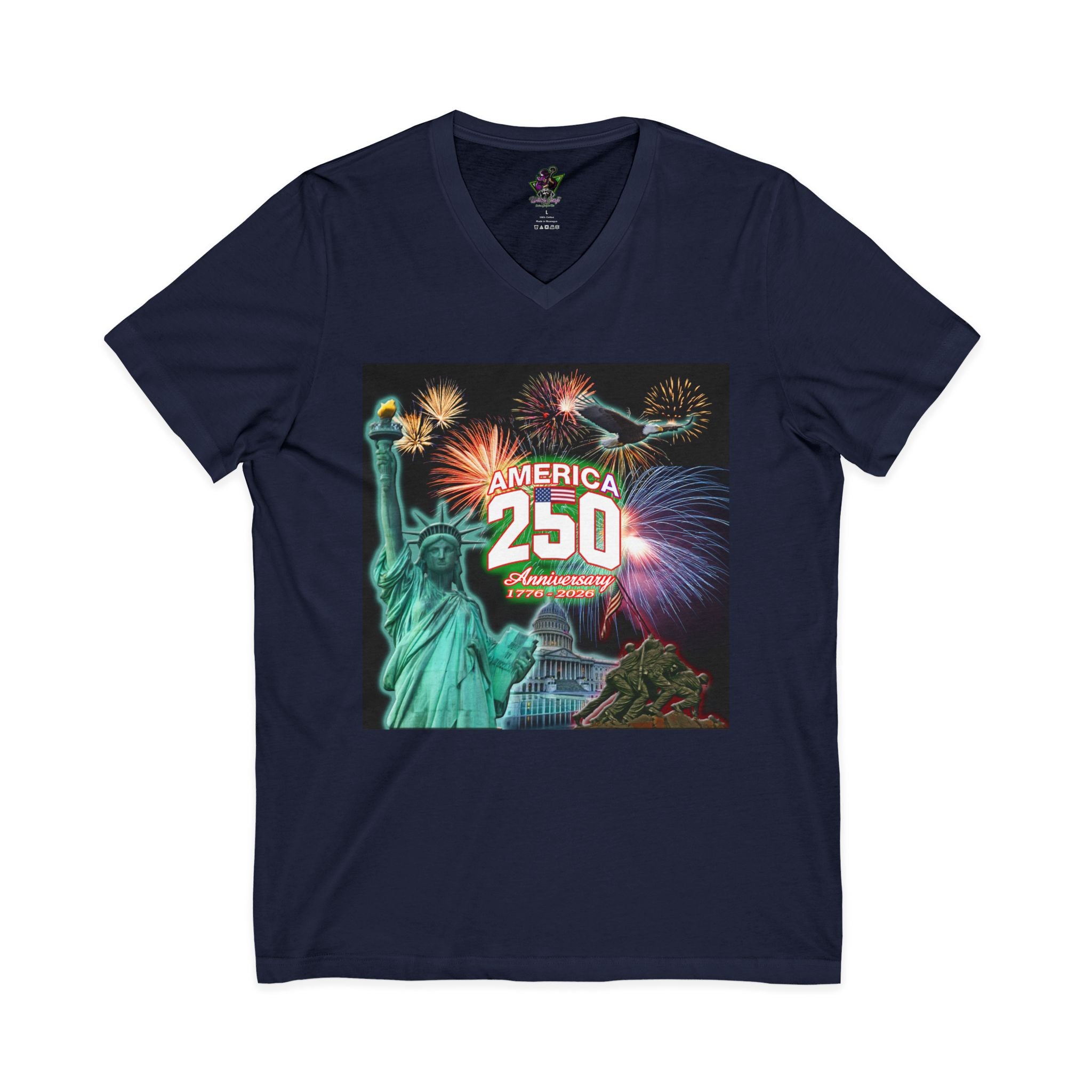Statue of Liberty America 250th / V-Neck Tee