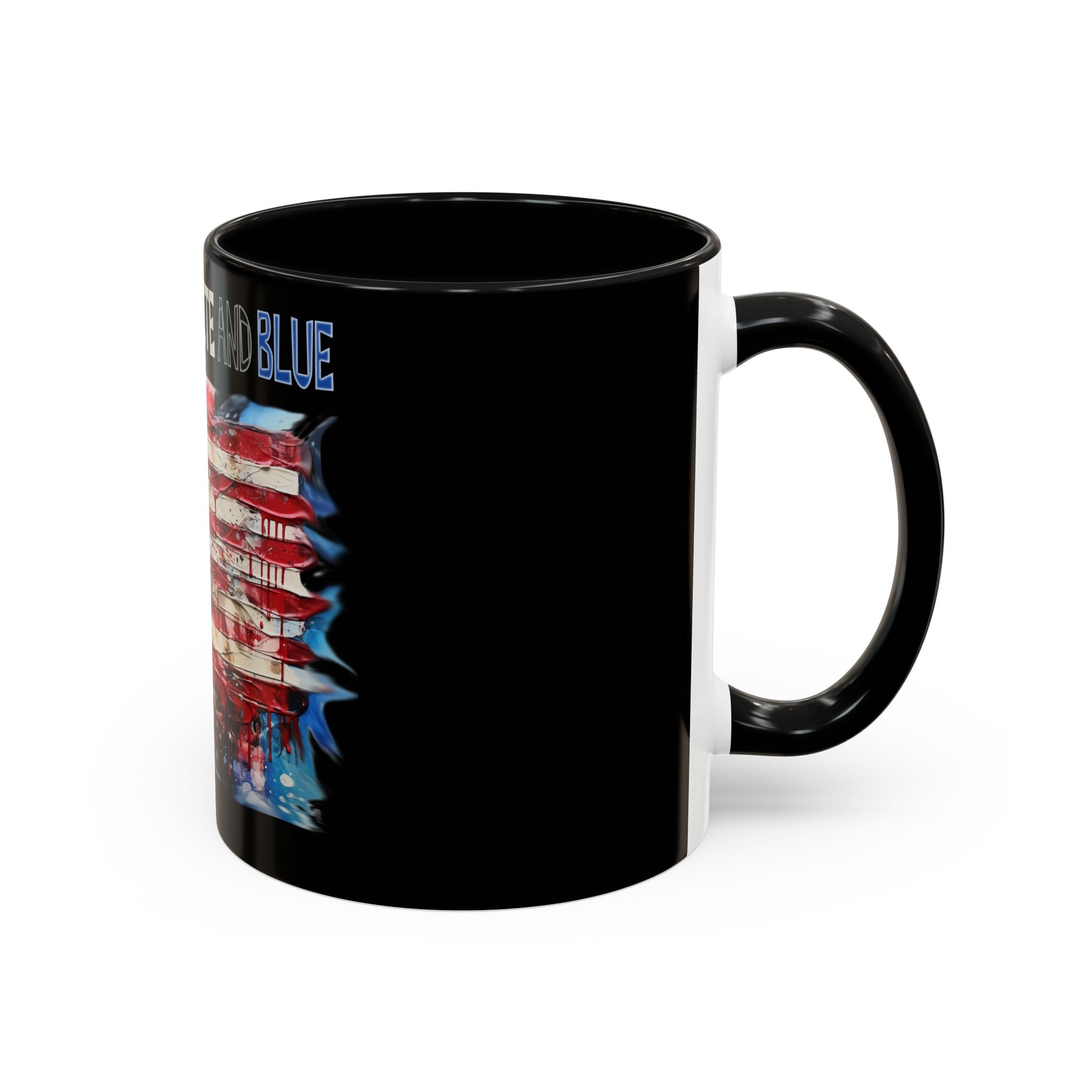 I Bleed Red White and Blue / Accent Coffee Mug 11/15 oz