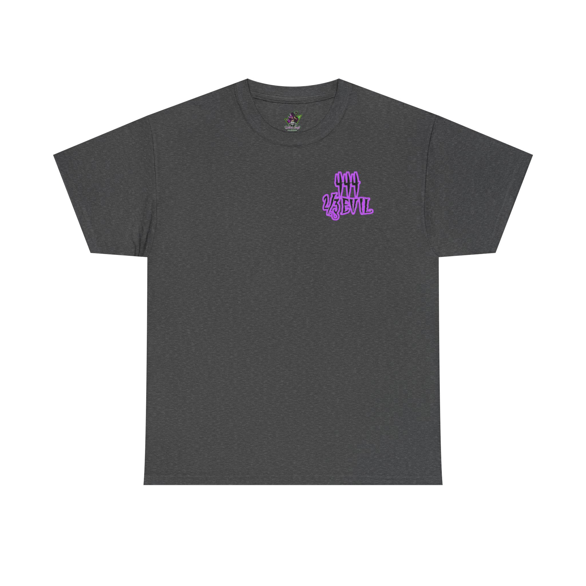 2/3 Evil Gothic Purple Script