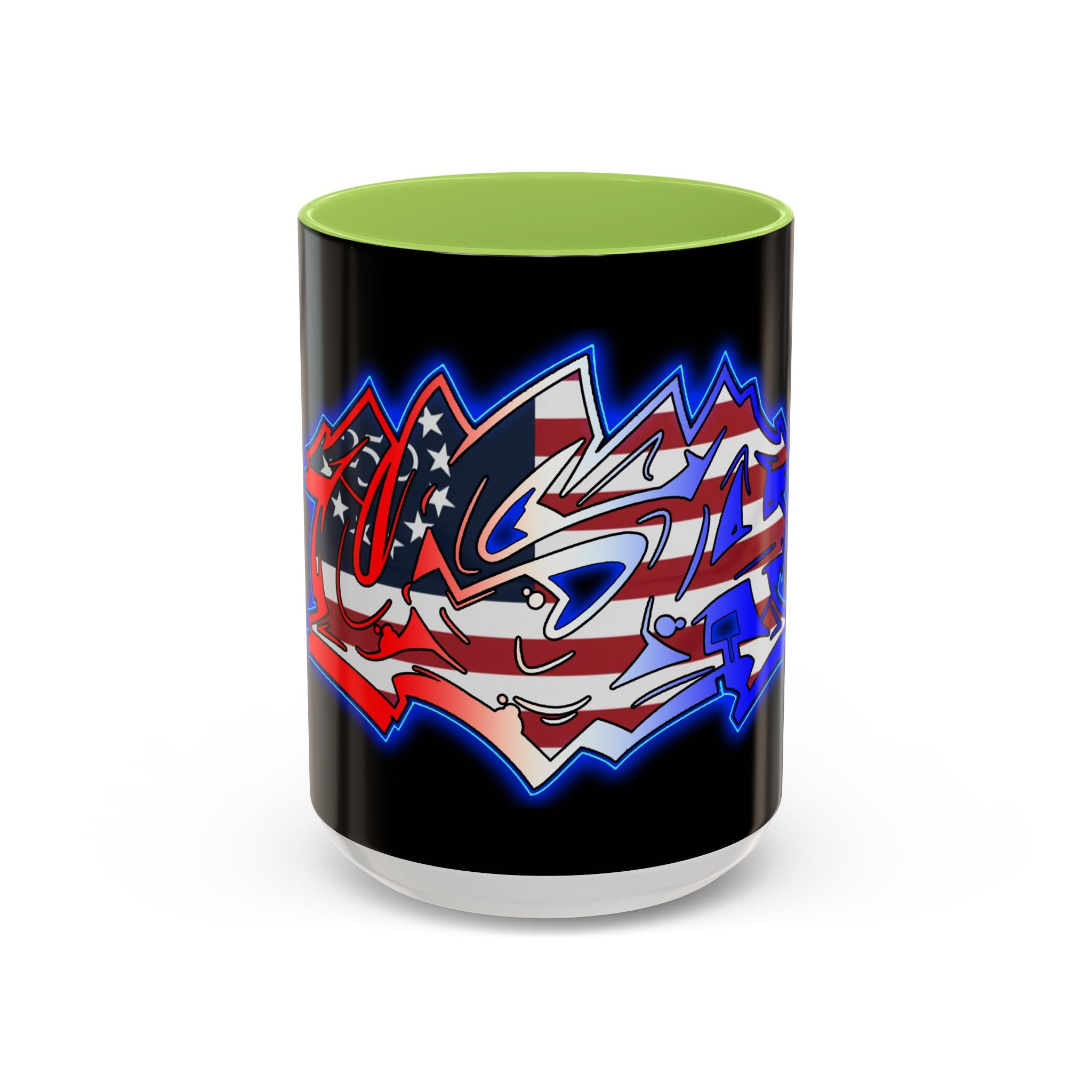 USA Graffiti / Accent Coffee Mug 11/15oz