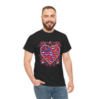Patriotic Dog Heart