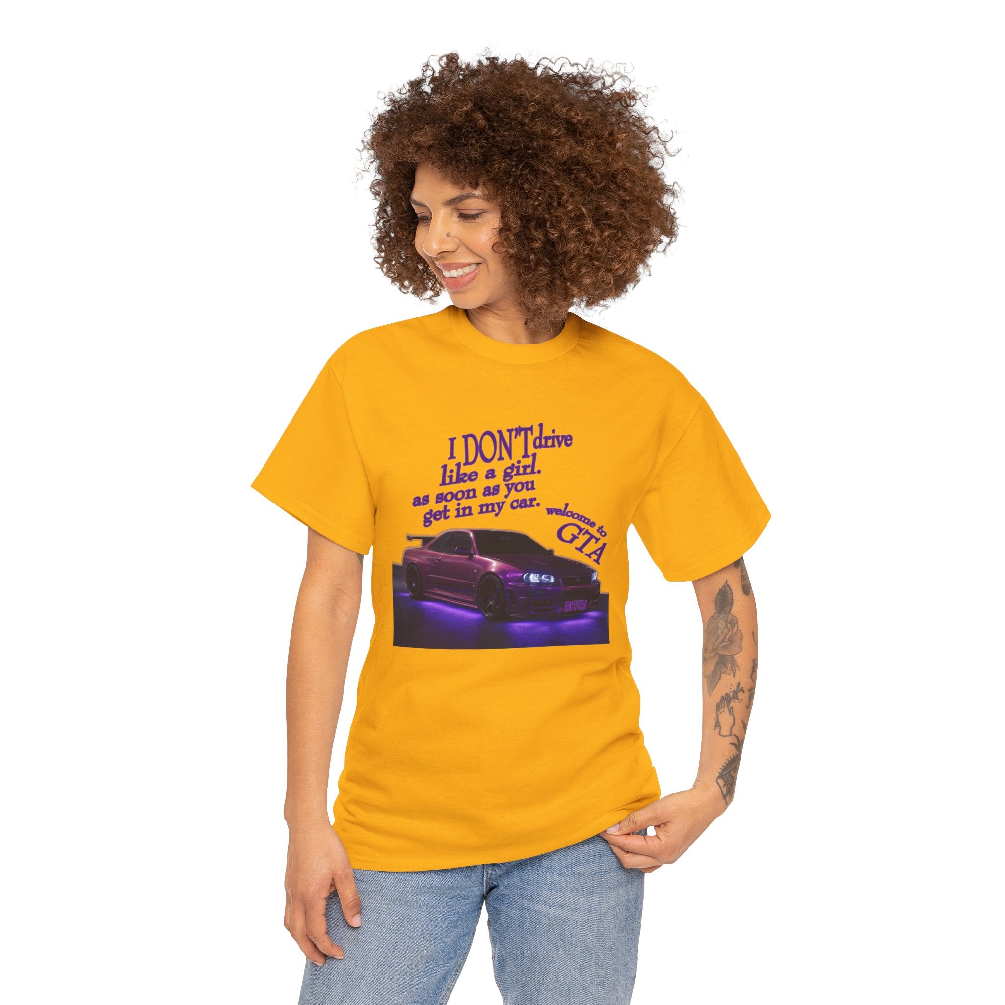 I Don't Drive Like a Girl Purple