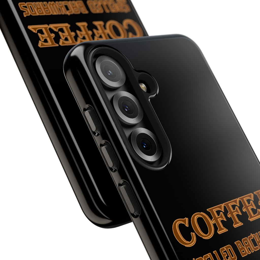 Coffee Coffee Spelled Backwards Is EEFFOC / Tough Phone Case