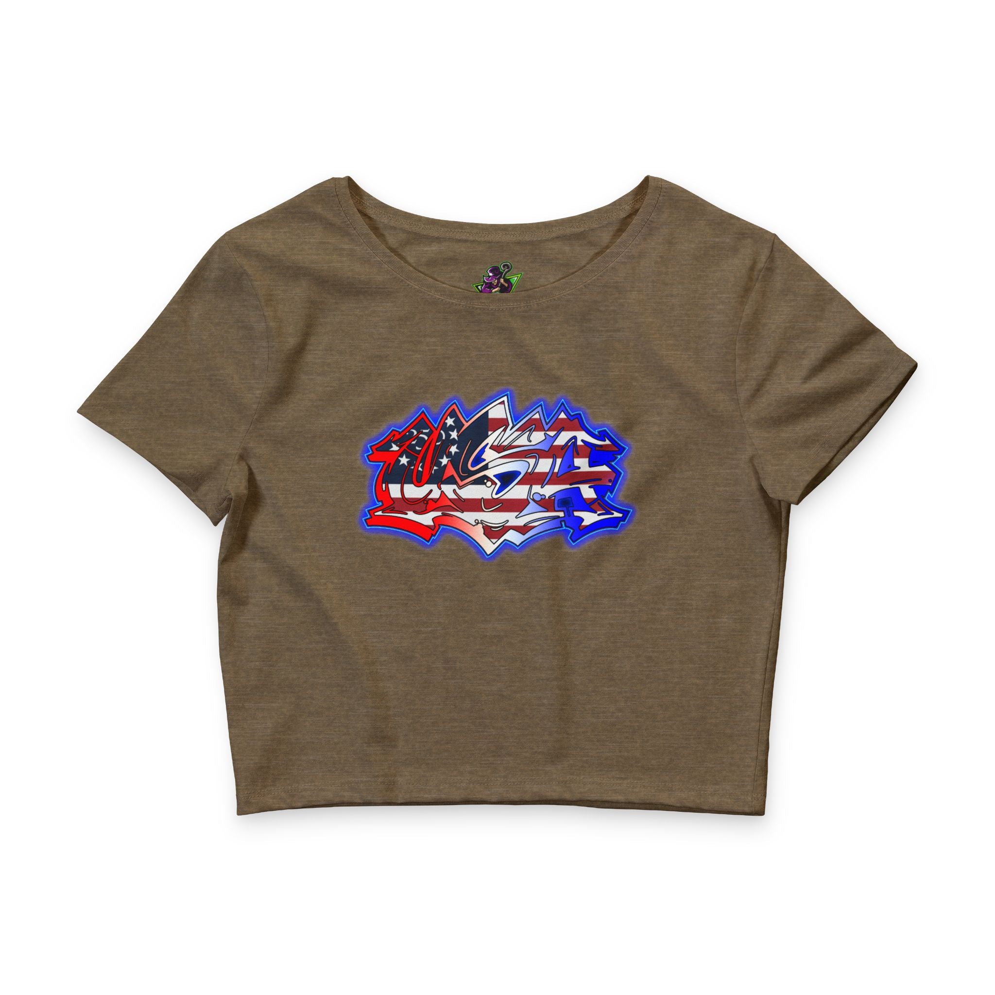 USA Graffiti / Crop Tee