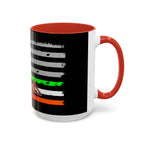 American/Ireland Flag / Accent Coffee Mug 11/15oz