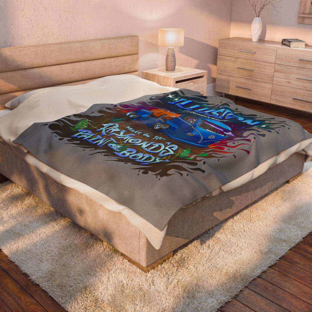 Raymond's Paint & Body 2 / Velveteen Plush Blanket
