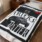 Dodge Trucks Matter / Velveteen Plush Blanket