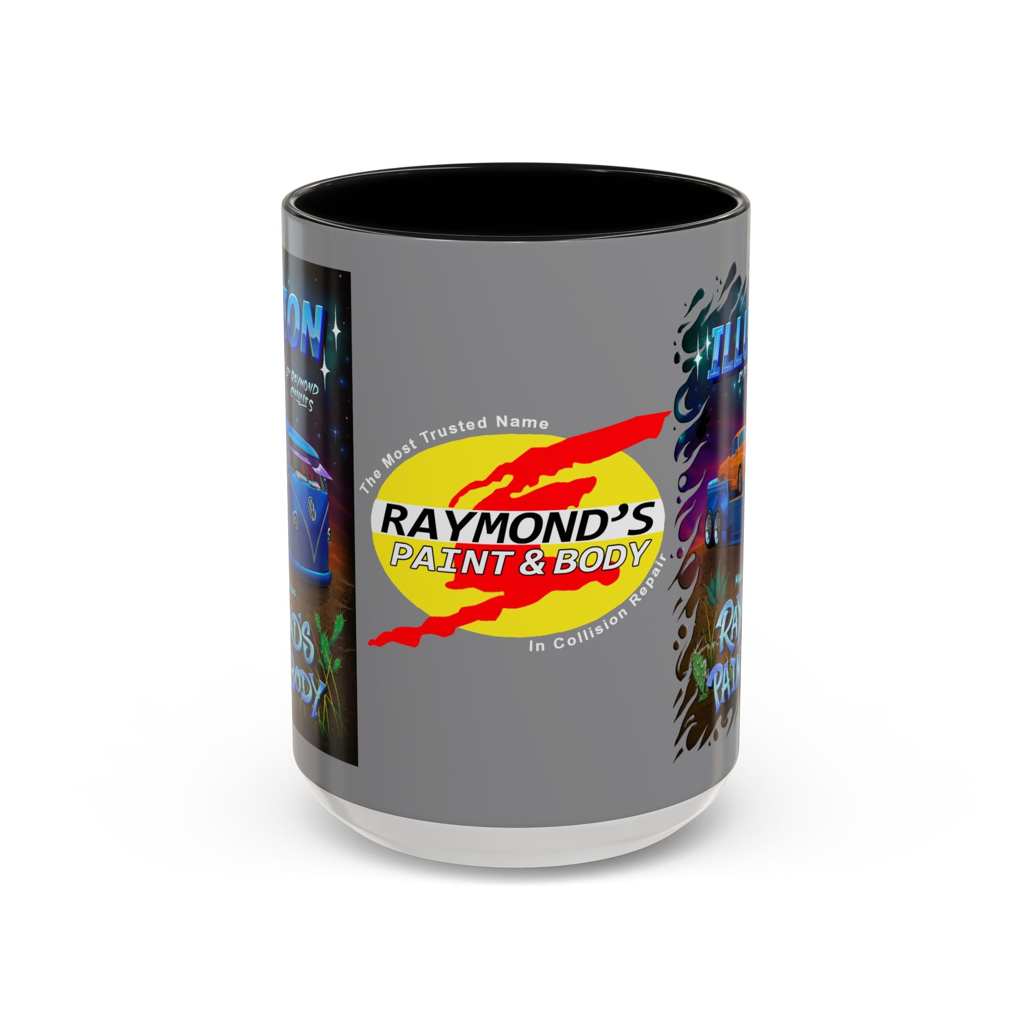 Raymond's Paint & Body Logo / Accent Coffee Mug 11/15oz