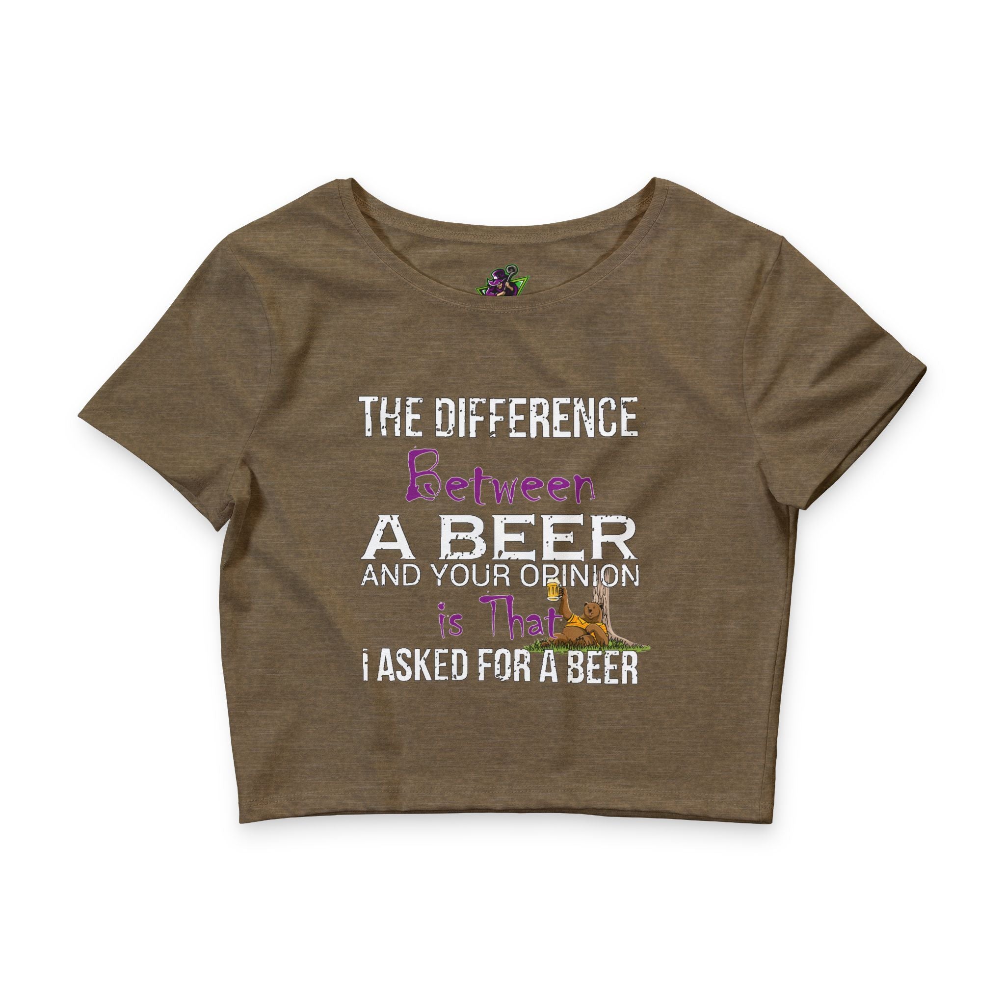 Difference Between Beer / Crop Top