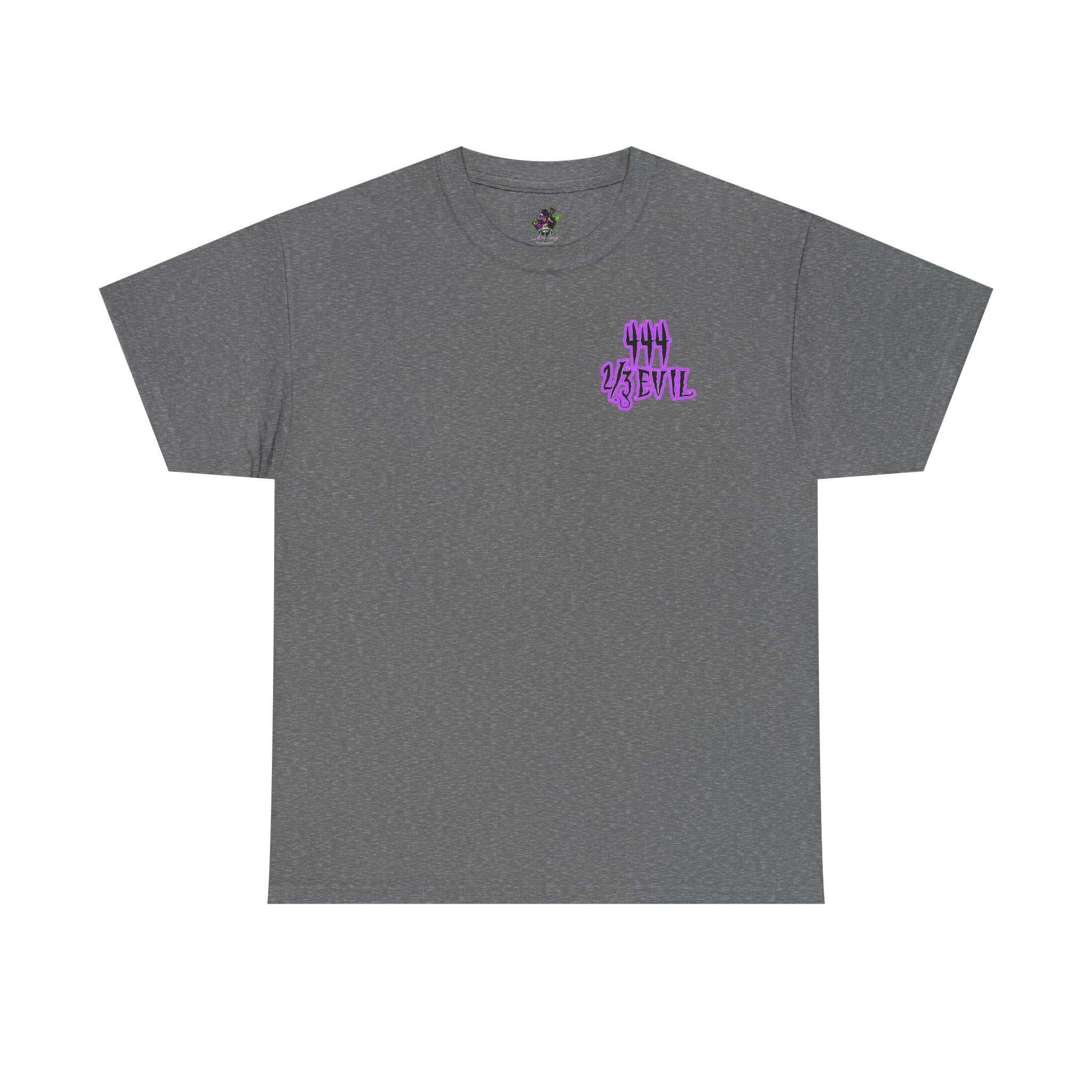 2/3 Evil Gothic Purple Script