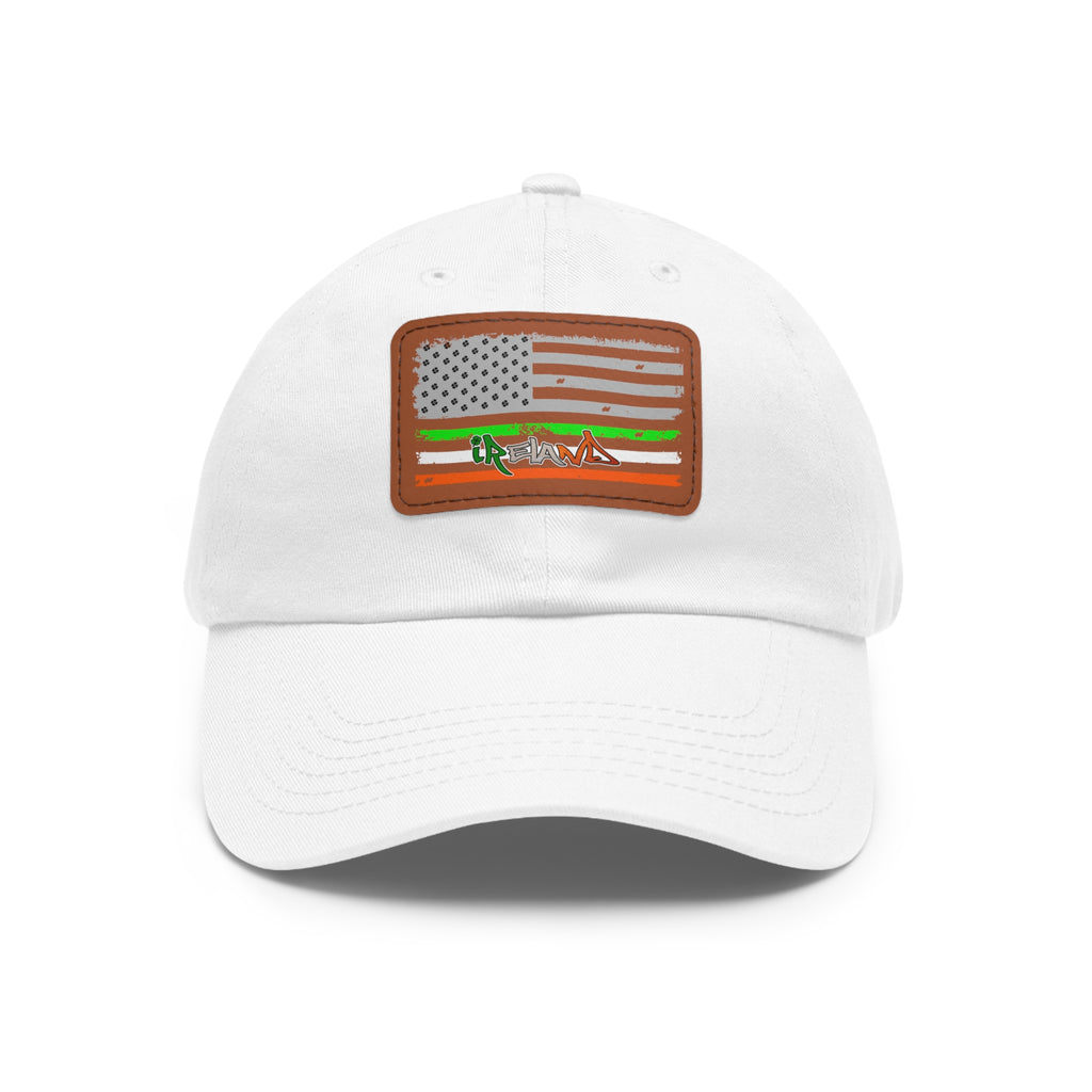 American/Ireland Flag / Leather Patch