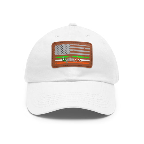 American/Ireland Flag / Leather Patch