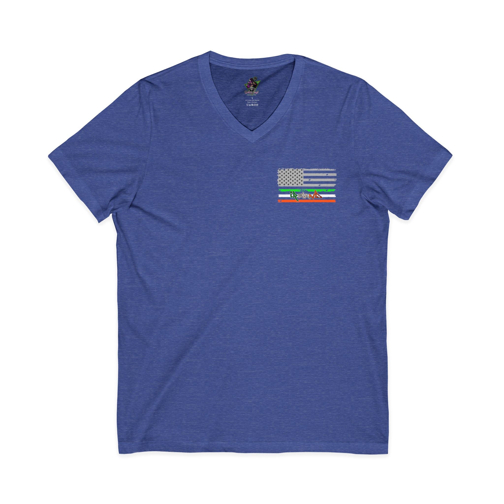 American / Ireland Flag  F&B / V-Neck Tee