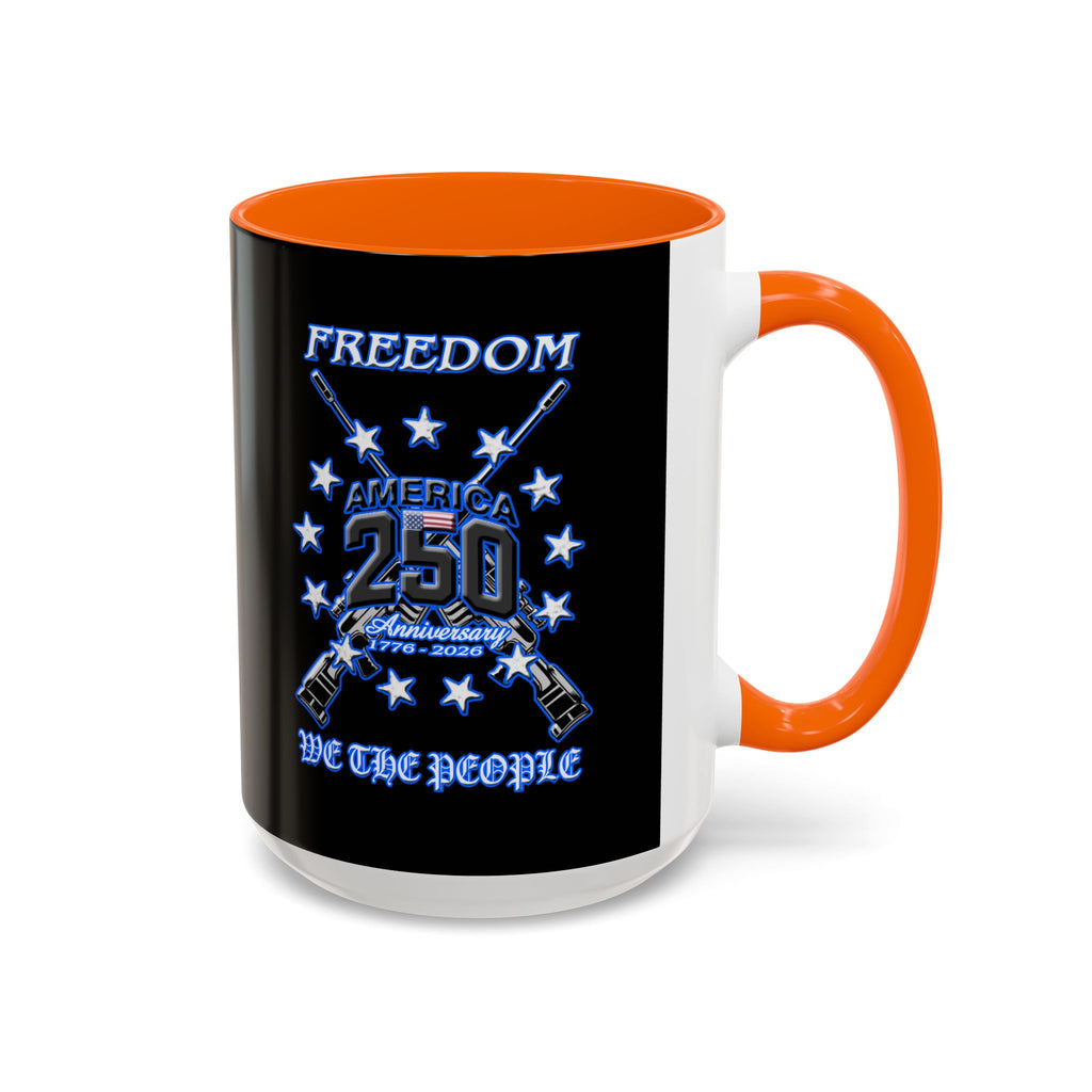 250 Anniversary Freedom 1776–2026 / Accent Coffee Mug 11/15oz
