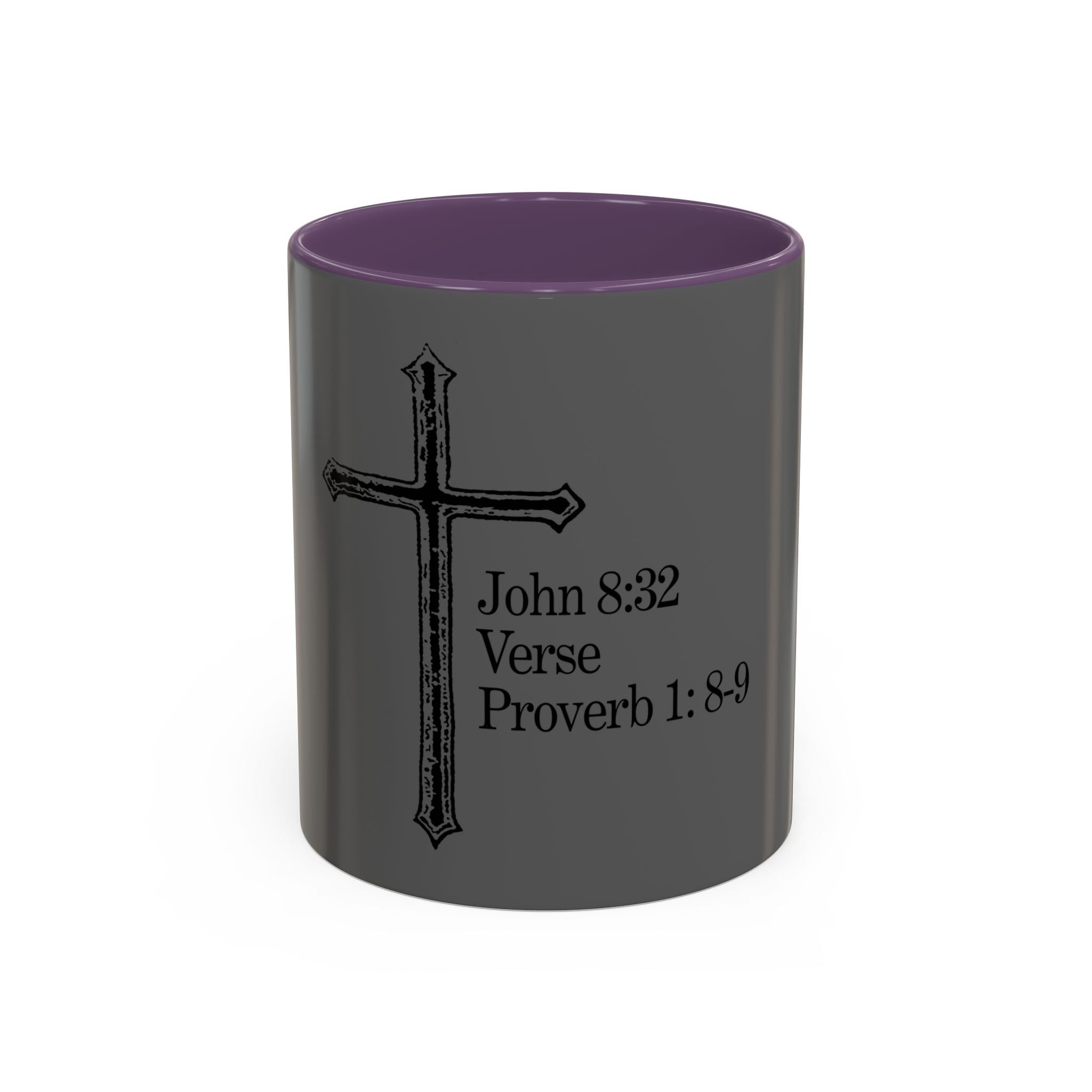 John 8:32 / Proverb 1: 8-9 / Accent Coffee Mug 11/15oz