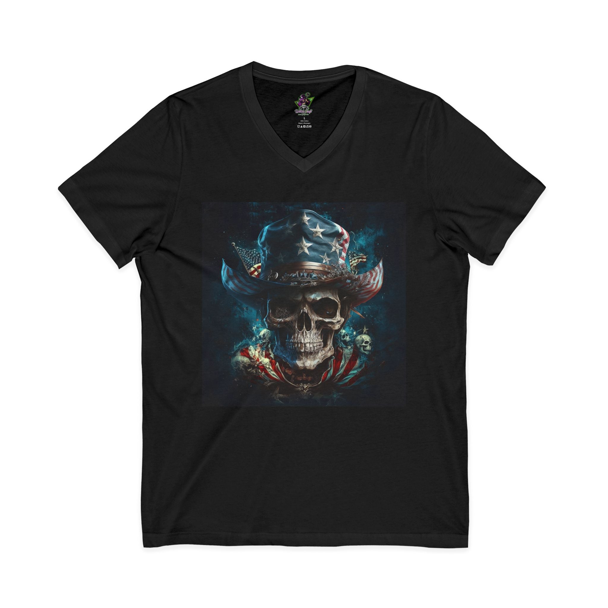 Skull Cowboy / V-Neck Tee