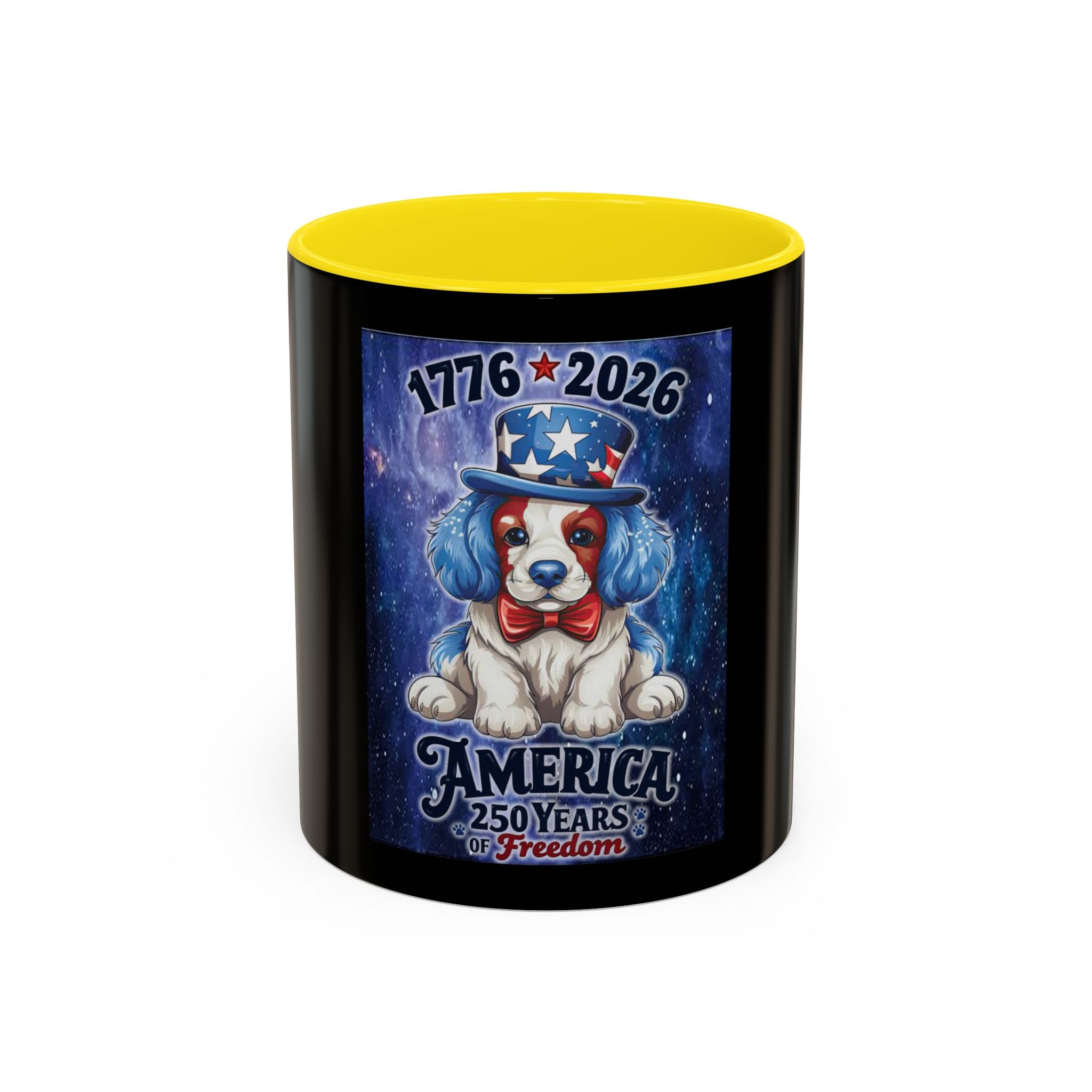 America Puppy 250th / Accent Coffee Mug 11/15oz
