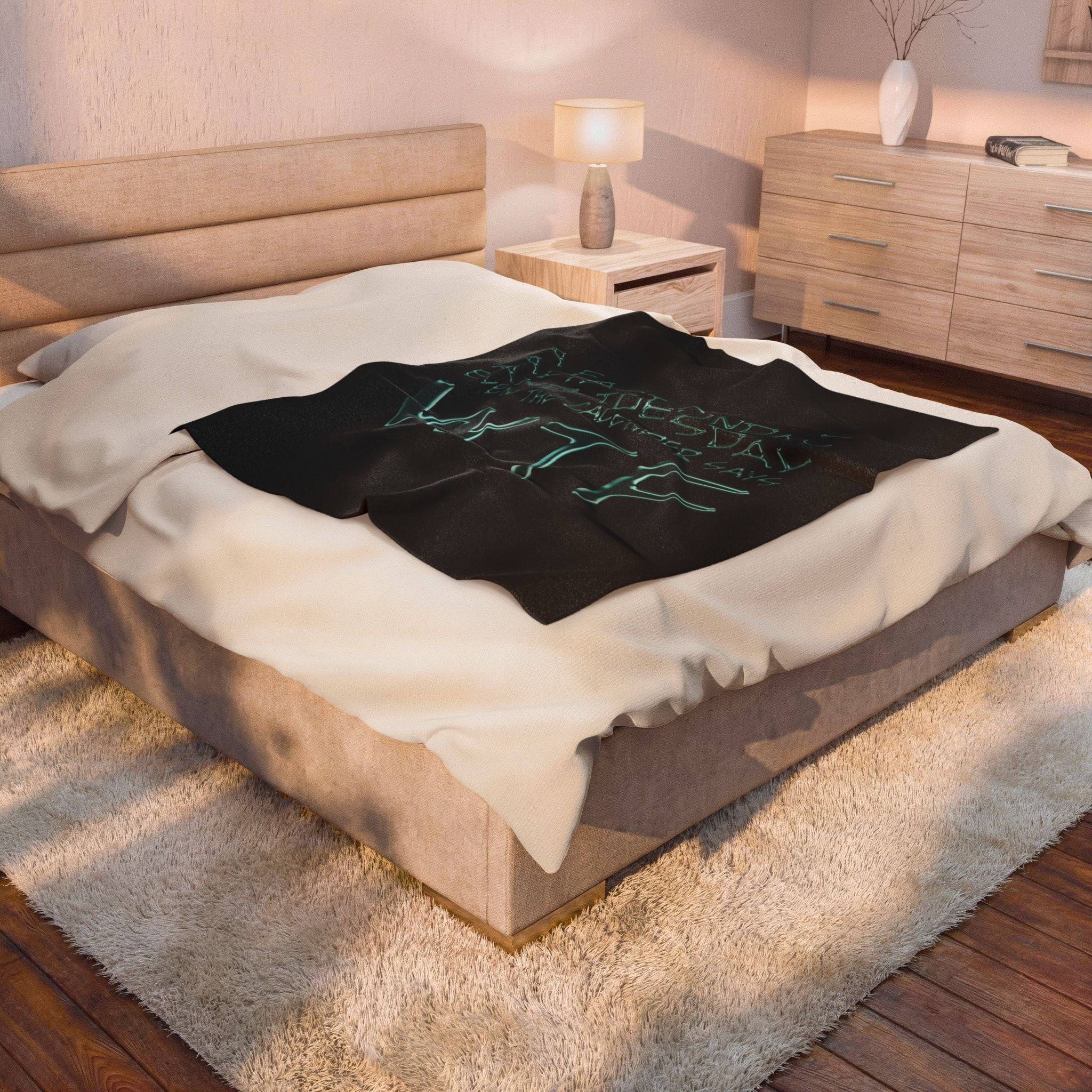 WTF / Velveteen Plush Blanket