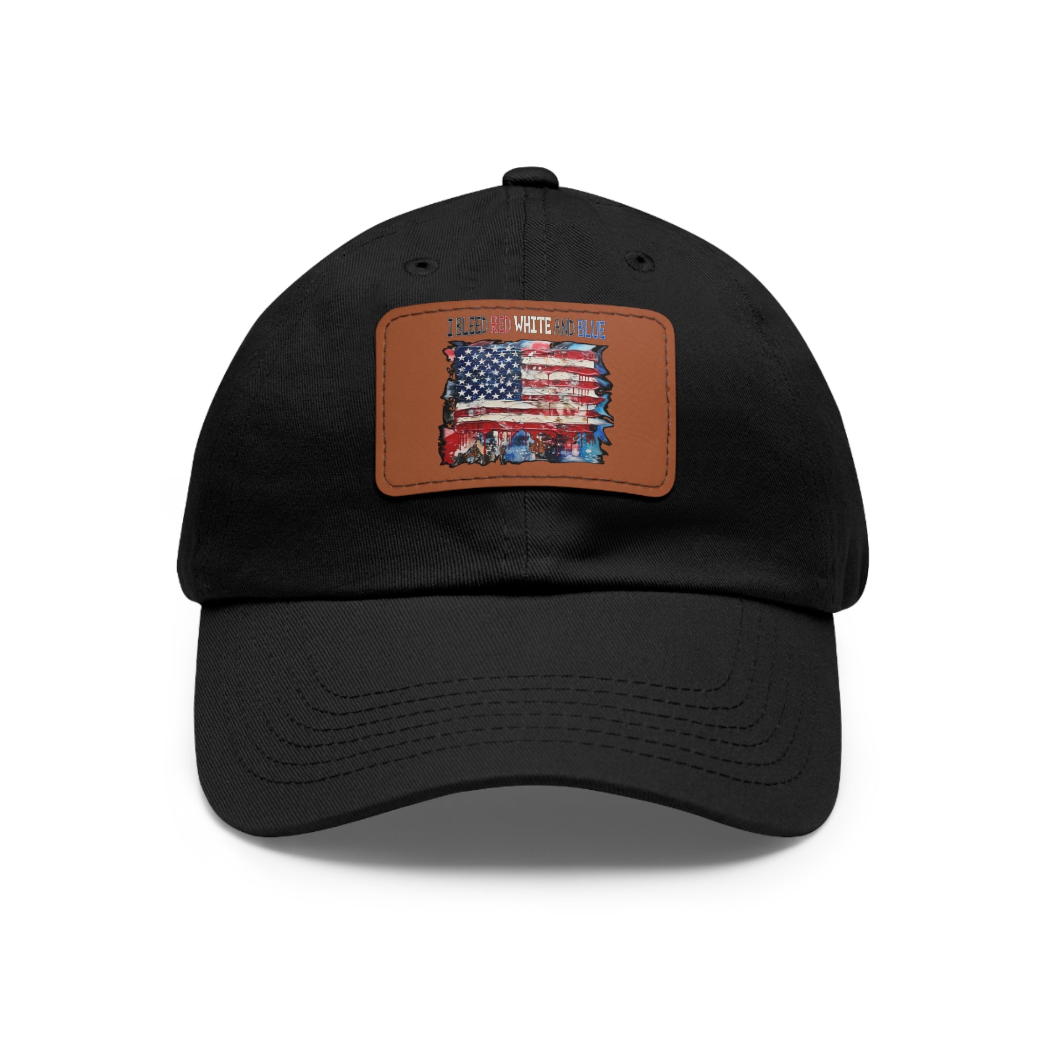 I Bleed Red White and Blue / Leather Patch
