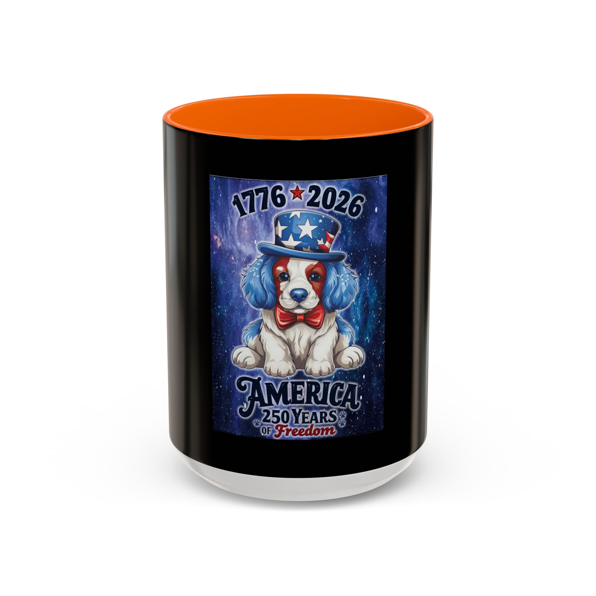 America Puppy 250th / Accent Coffee Mug 11/15oz