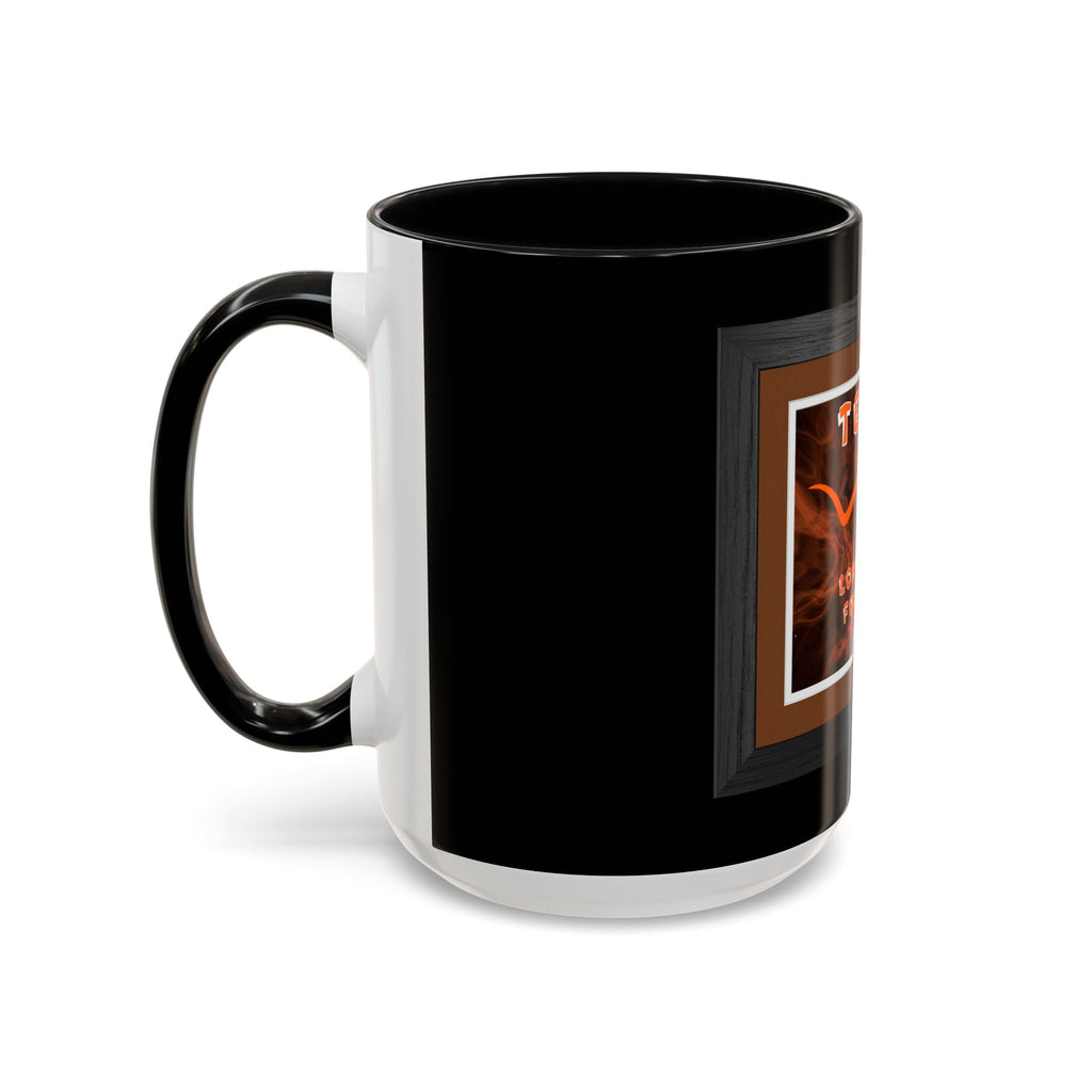 Texas Longhorns Framed / Accent Coffee Mug 11/15oz