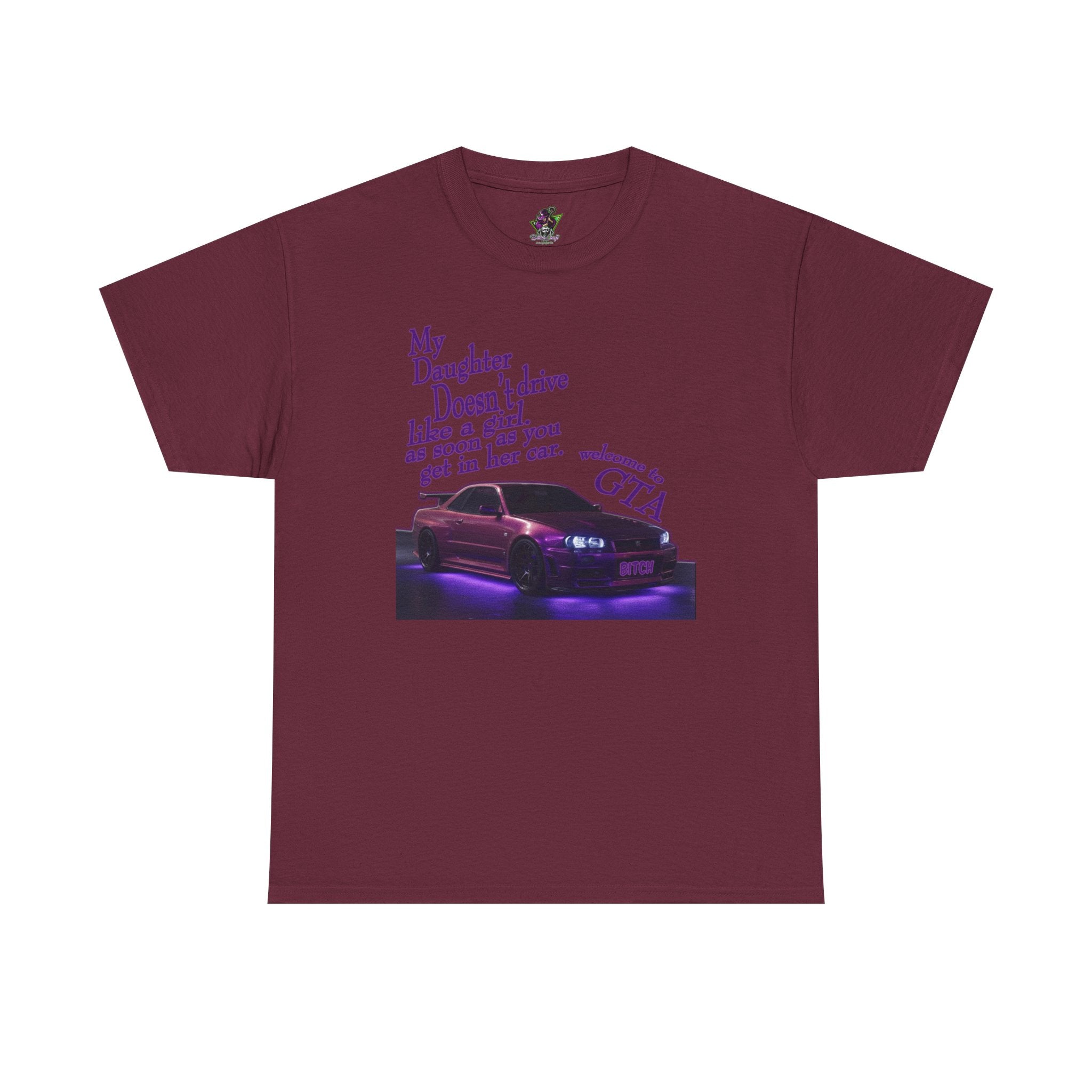 Daughter Doesn't Drive Like A Girl Purple