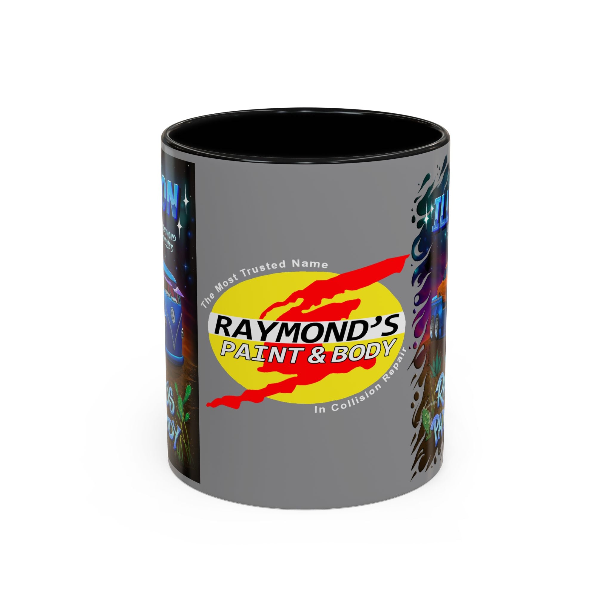 Raymond's Paint & Body Logo / Accent Coffee Mug 11/15oz