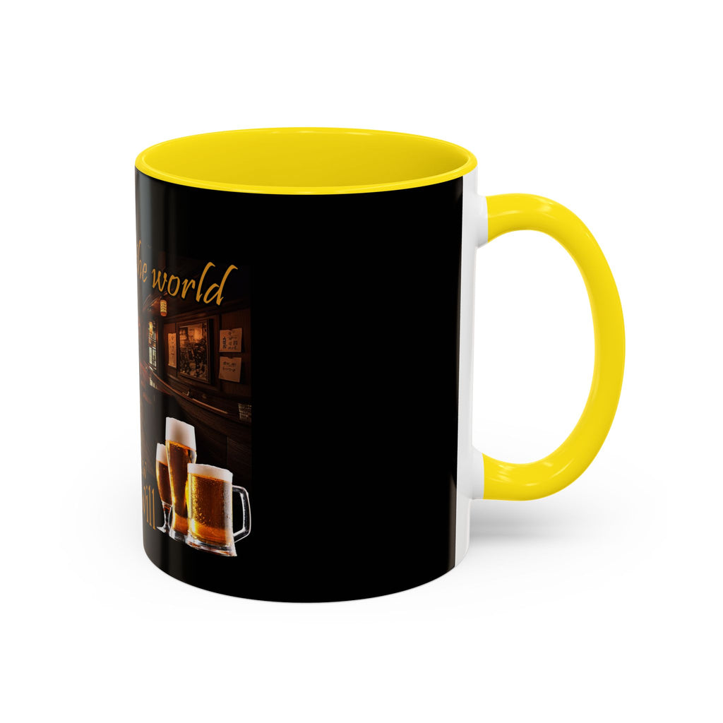 Beer Will Save The World / Accent Coffee Mug 11/15oz