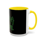 2/3 Evil Punk Skull / Accent Coffee Mug 11/15oz