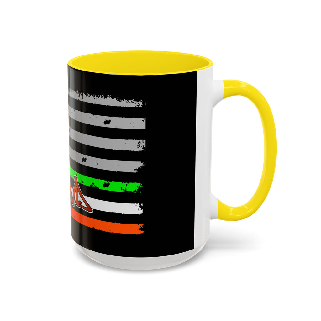American/Ireland Flag / Accent Coffee Mug 11/15oz