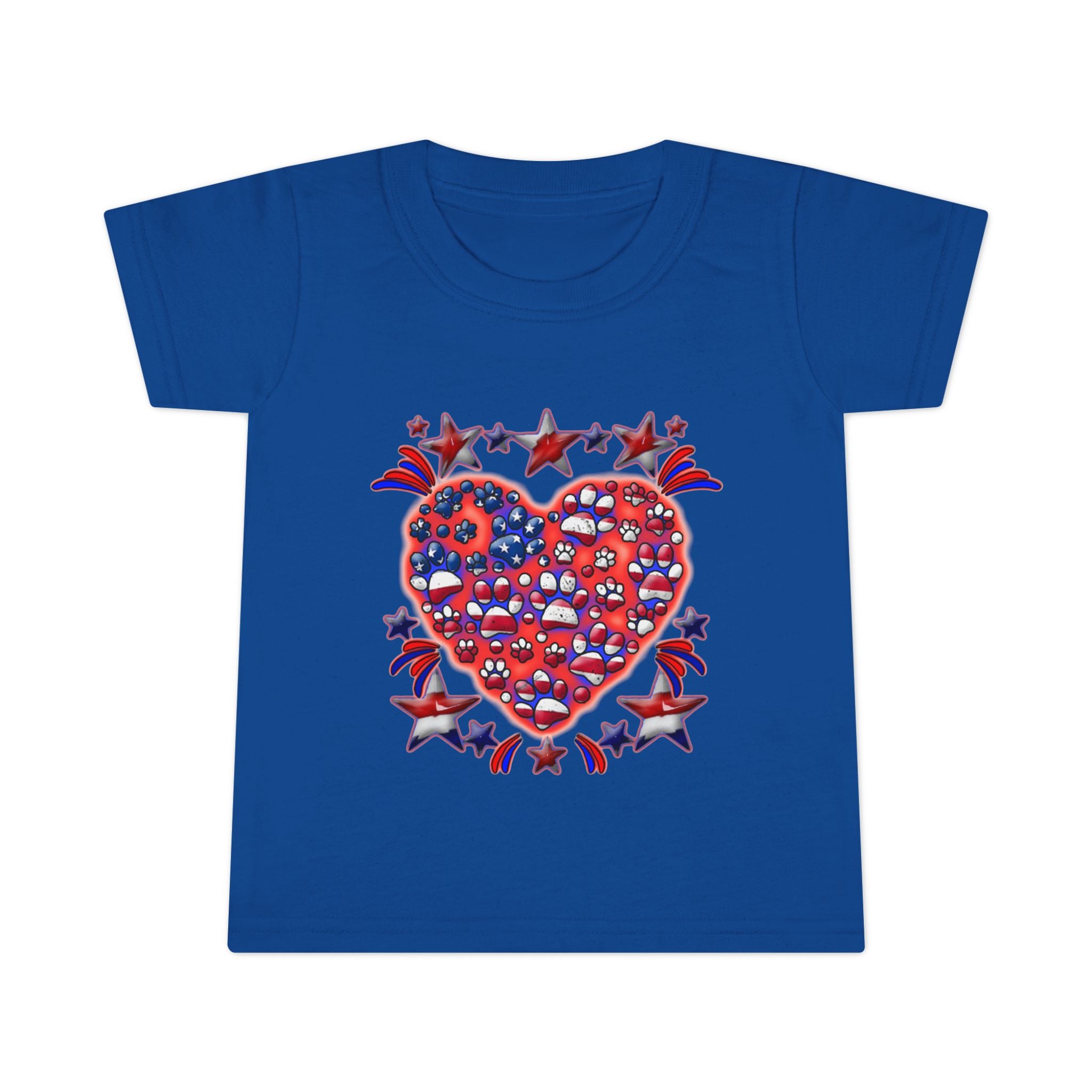 Patriotic Dog Heart / Toddler