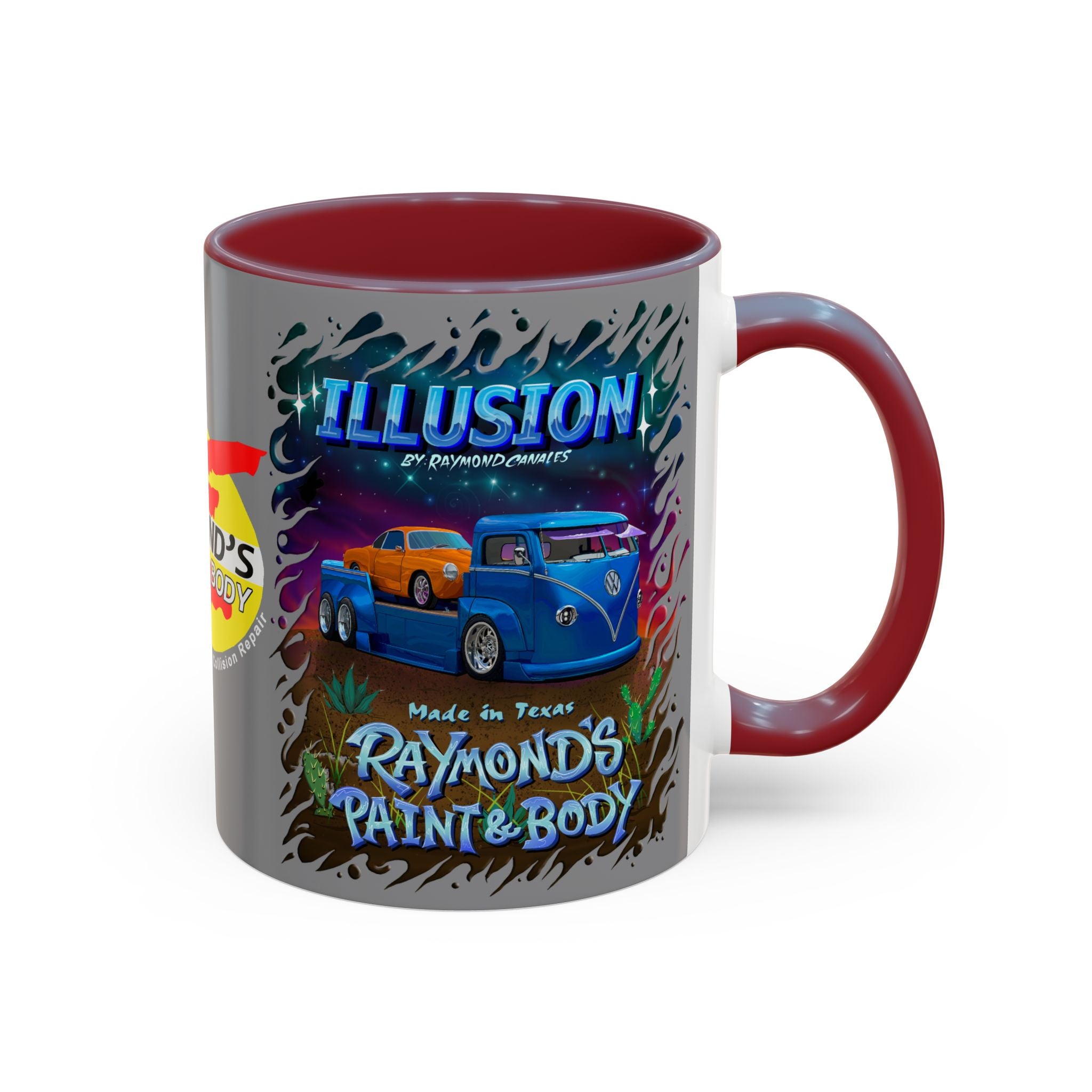 Raymond's Paint & Body Logo / Accent Coffee Mug 11/15oz