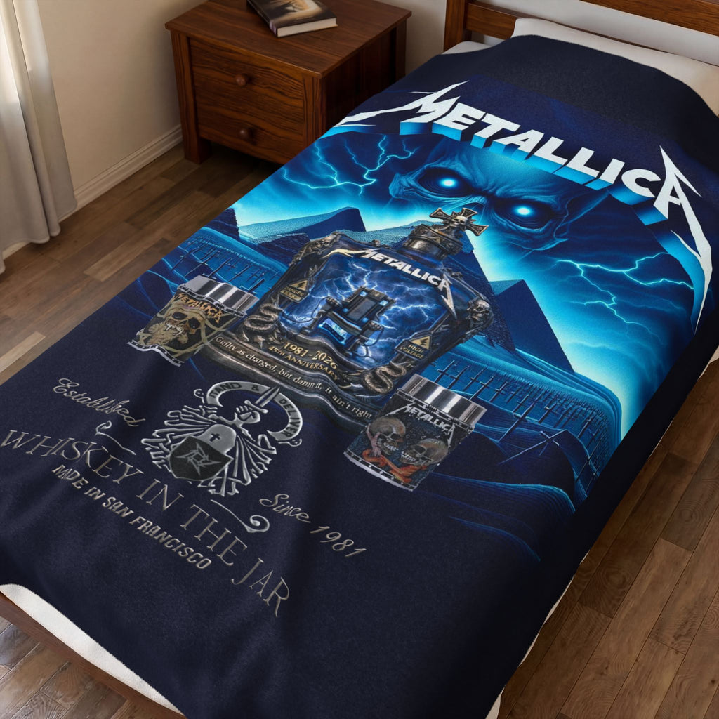 Metallica Whiskey in the Jar /Velveteen Plush Blanket