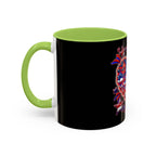 Patriotic Dog Heart / Accent Coffee Mug 11/15oz