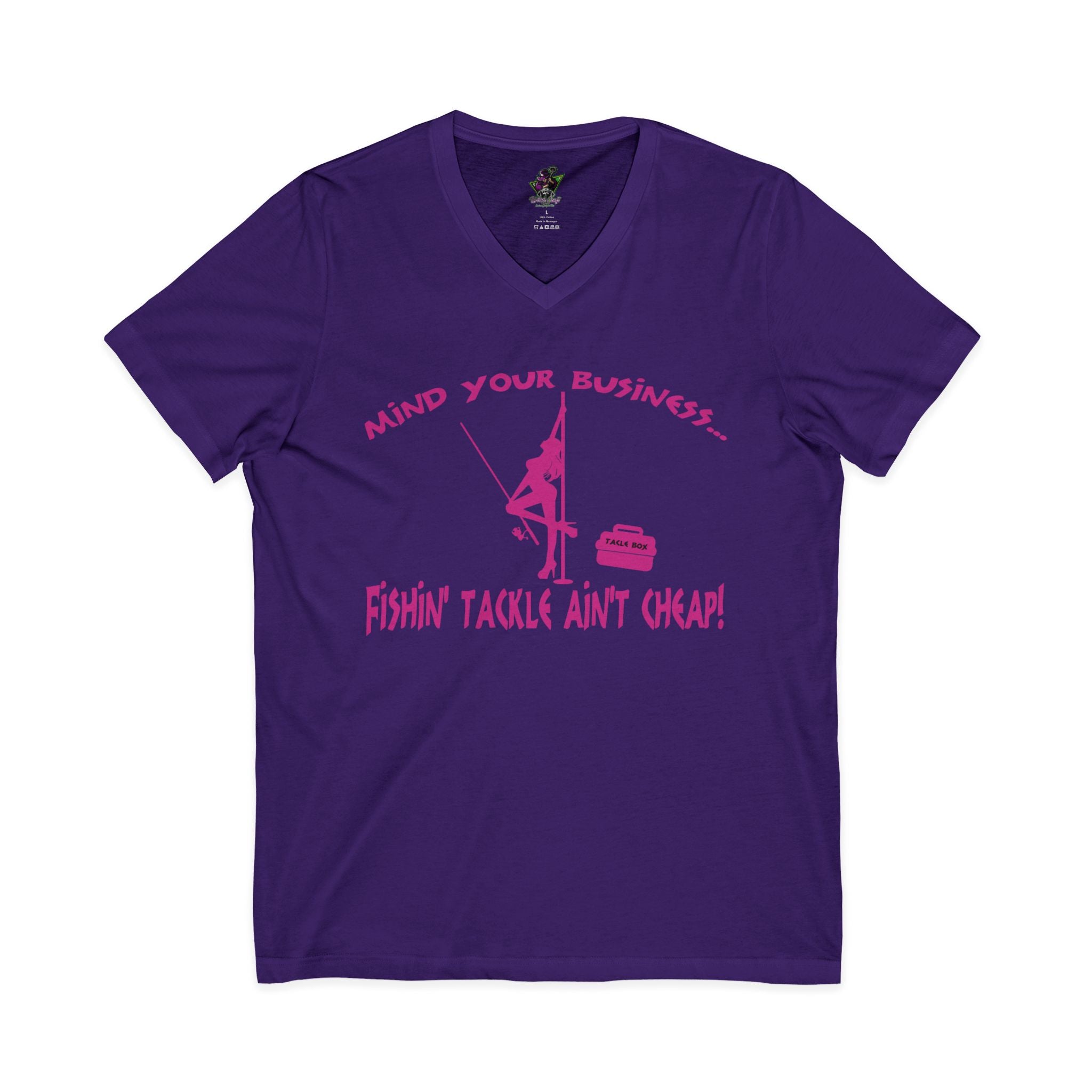 Mind Your Business Girl Stripper / V-Neck Tee