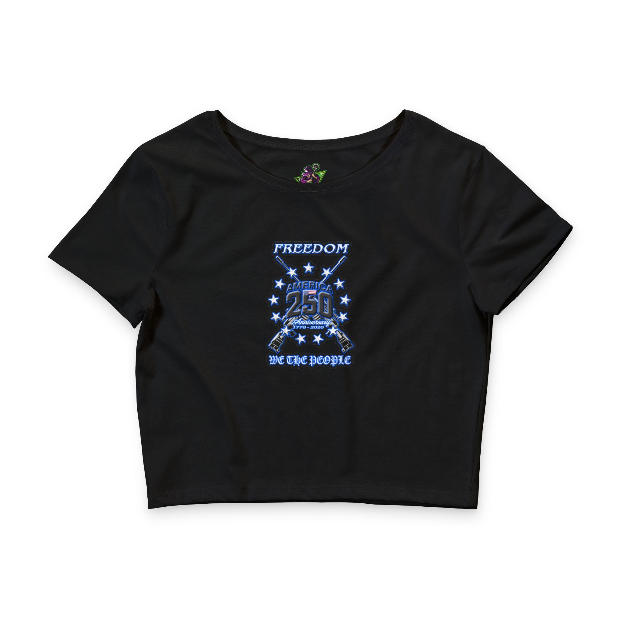 250 Anniversary Freedom 1776–2026 / Crop Tee