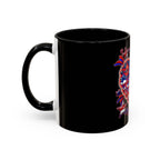 Patriotic Dog Heart / Accent Coffee Mug 11/15oz