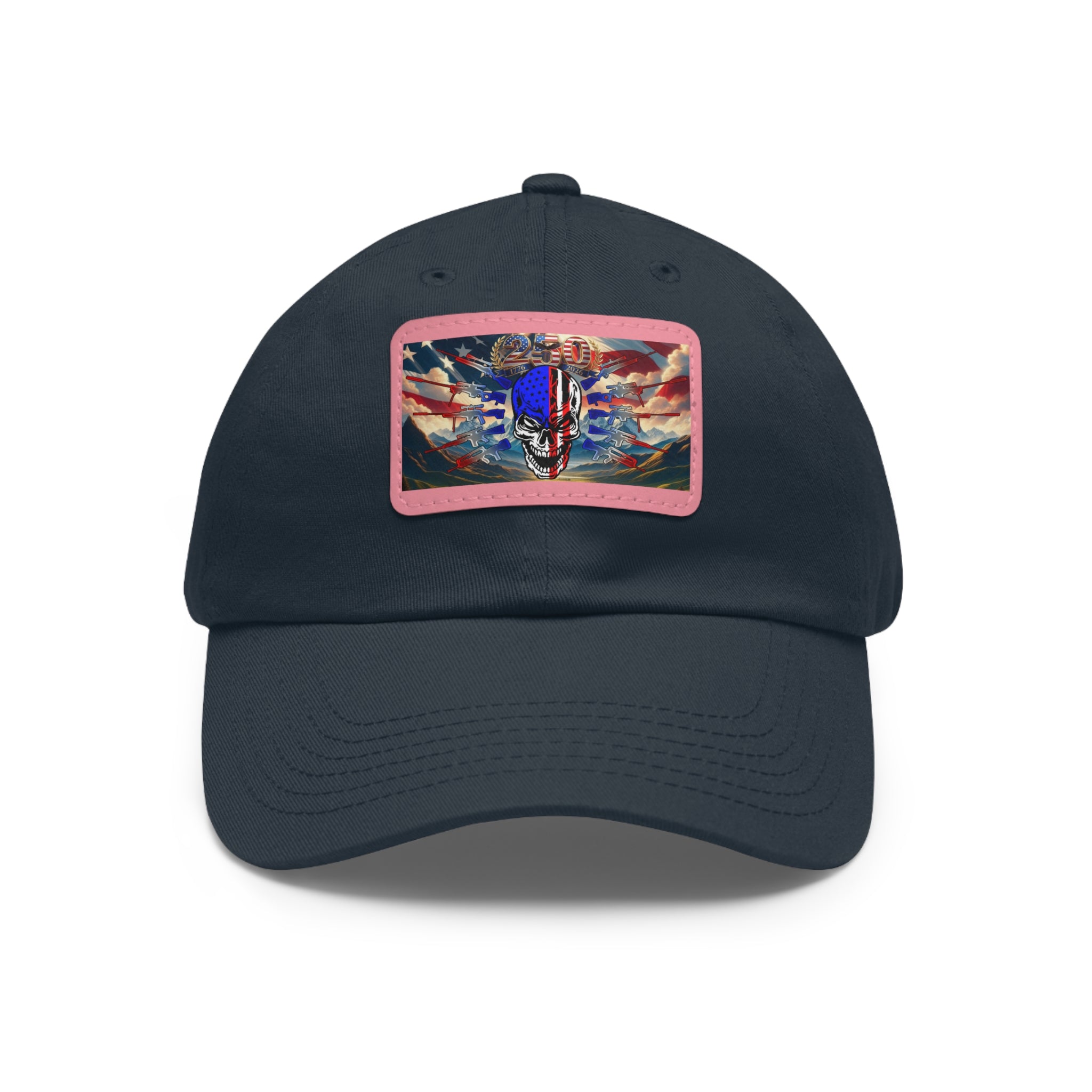 Skull & Guns 250th / Leather Patch Hat