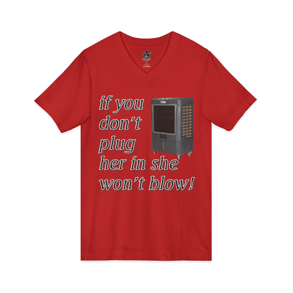 Plug Her In / V-Neck Tee
